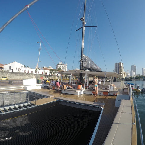 Catamaran Sail to Rosario Island