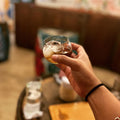 Colombian rum tasting setup in Cartagena with premium aged rums