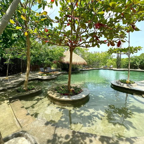 Eteka Beach is a unique bohemian-style beach retreat