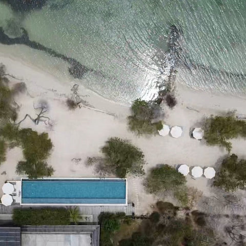 Private beach at Sabai Beach in Baru