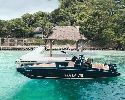 luxury-Boat-rental-Rosario-Islands-from-cartagena