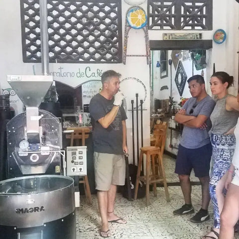 Coffee Roasting at Café del Mural - Juan Ballena | Travel Experiences in Cartagena