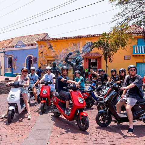 Electric Scooter Tour in Cartagena