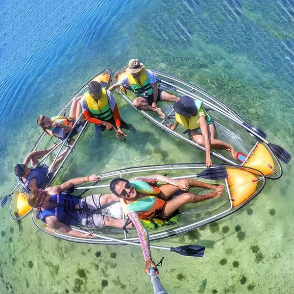 Kayak transparente y Snorkel por los manglares